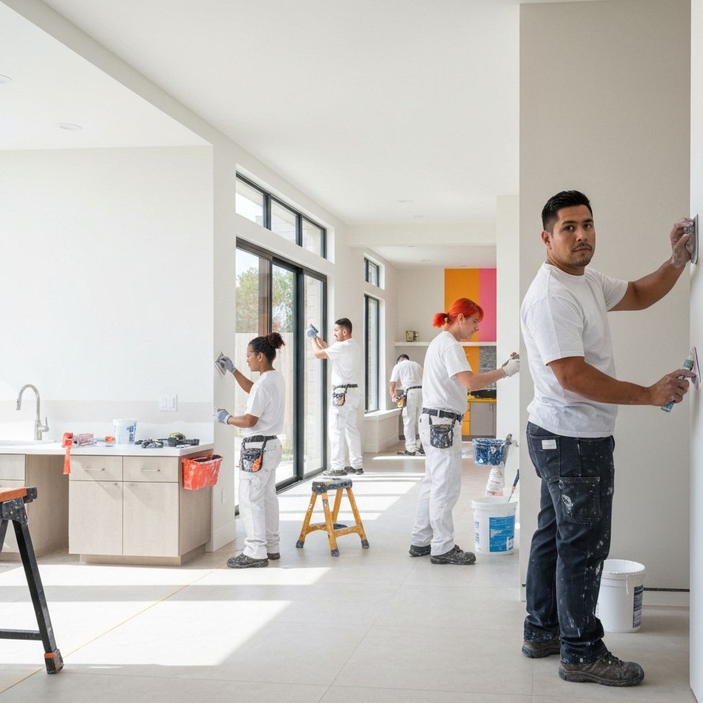 Professional painting services - Modern interior transformation